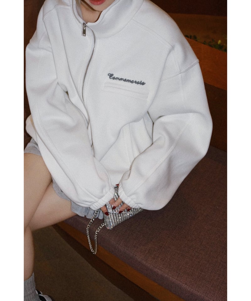 オーバーフィットボアジャケットニットNalm.