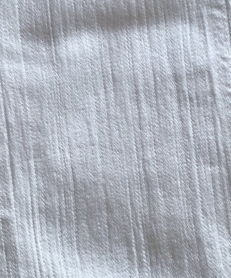 bootscut slim pants / white