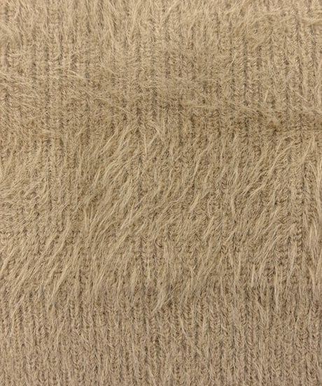 fuzzy shaggy knit tops