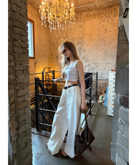 2way shift white denim