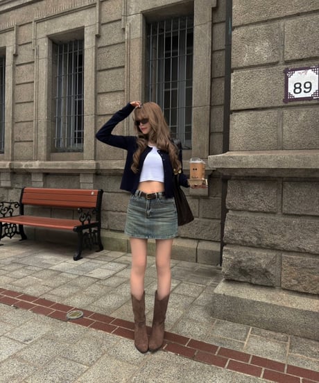 cropped mini tee
