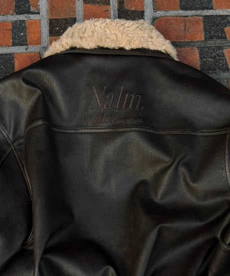 【数量限定再入荷】Nalm. vintage leather jacket / dark brown