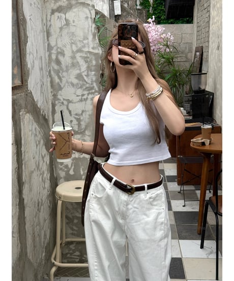2way shift white denim