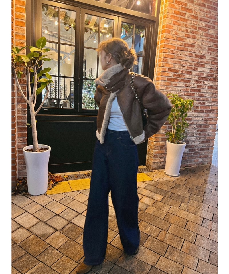 最終値下げ！ nalm. なるむ スウェードムスタンジャケット/brown スウェードムスタンジャケット/brown | Nalm.