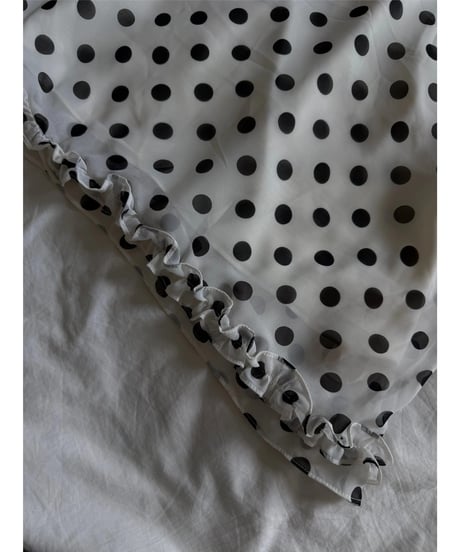 【7/14再入荷】 romantic dot frill skirt
