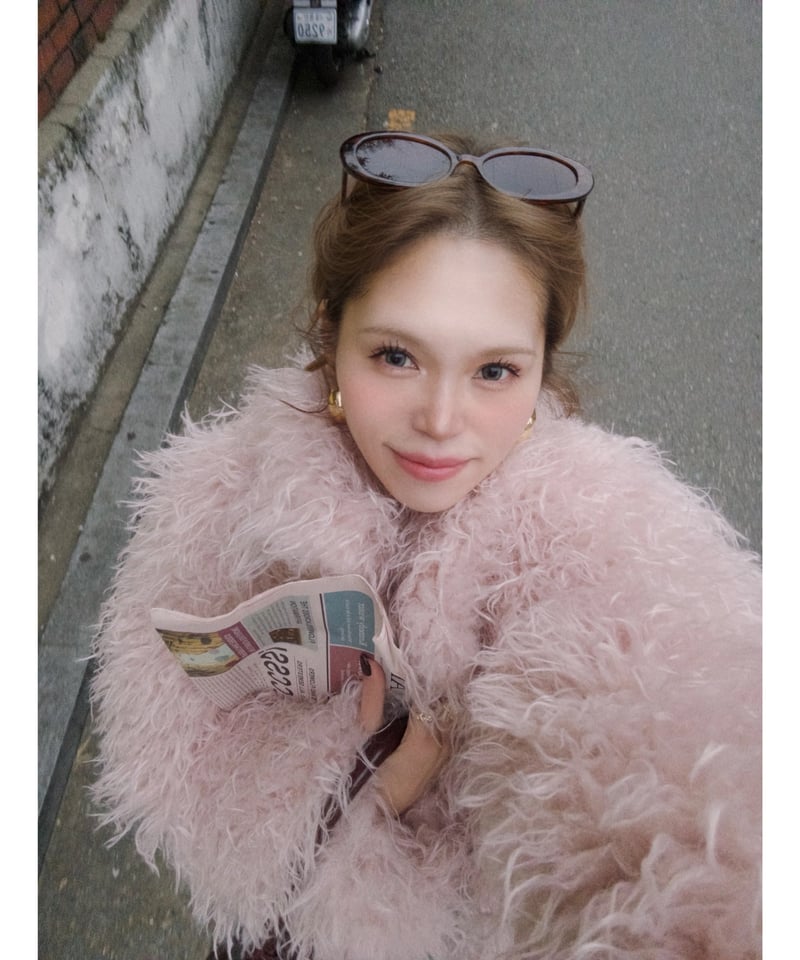 ジャケット・アウター MILK PINK TEDDY JACKET NALM. milk pink teddy jacket | Nalm.
