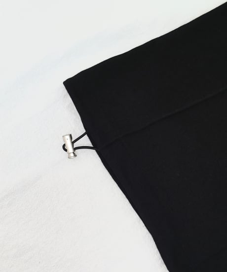 【Nalm.】belted sweat pants /black