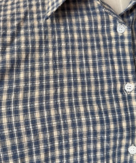 【再入荷】checked overshirt