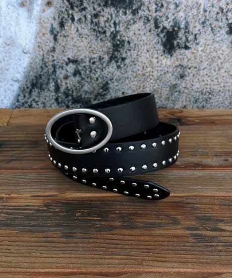 studded leather belt
