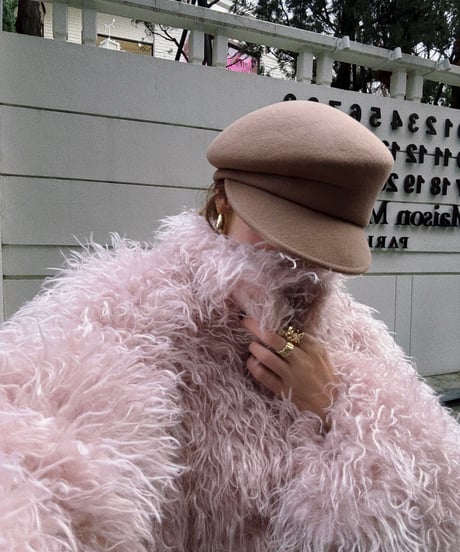 milk pink teddy jacket