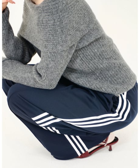 ライントラックパンツ/navy