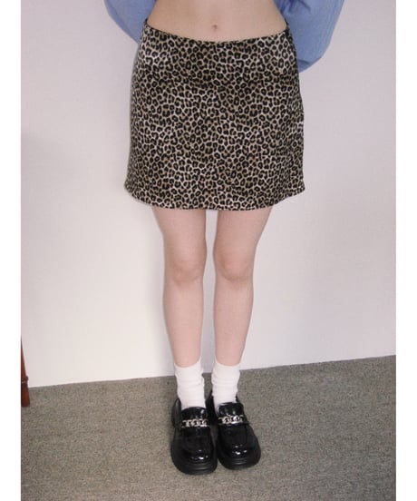 レオパードミニスカート