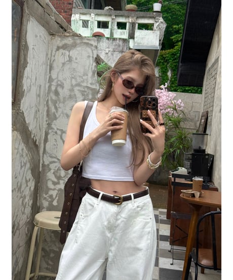 2way shift white denim