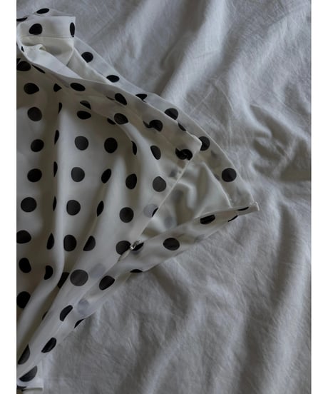 【7/14再入荷】 romantic dot frill skirt