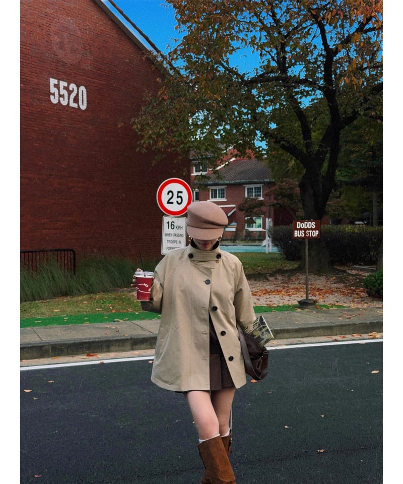 reversible frill half trench | Nalm.