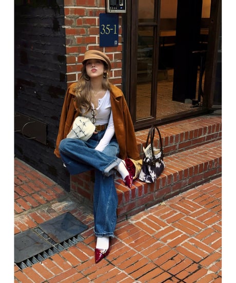 wool casquette / milk beige