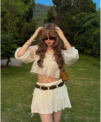 sheer fairy blouse /ivory