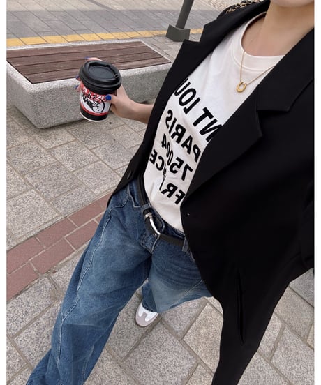 PARIS tee /black