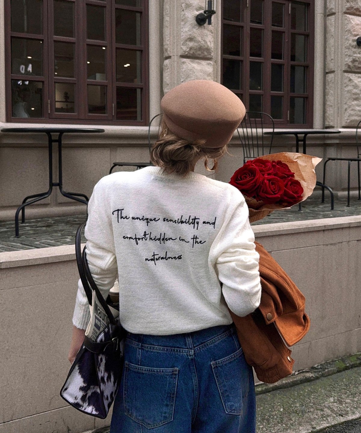 新品　nalm. lettering mohair cardigan lettering mohair cardigan / charcoal | Nalm.