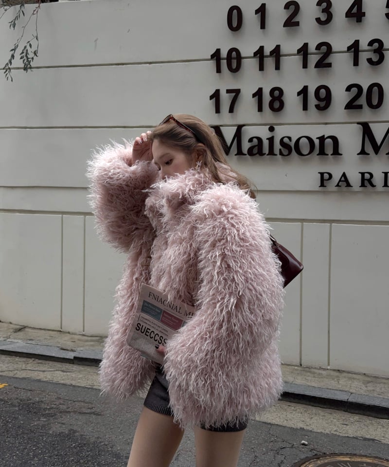 ジャケット・アウター MILK PINK TEDDY JACKET NALM. 福袋】MILK PINK TEDDY JACKET BOX | Nalm.