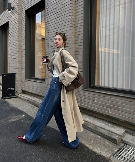 Nalm. long trench coat