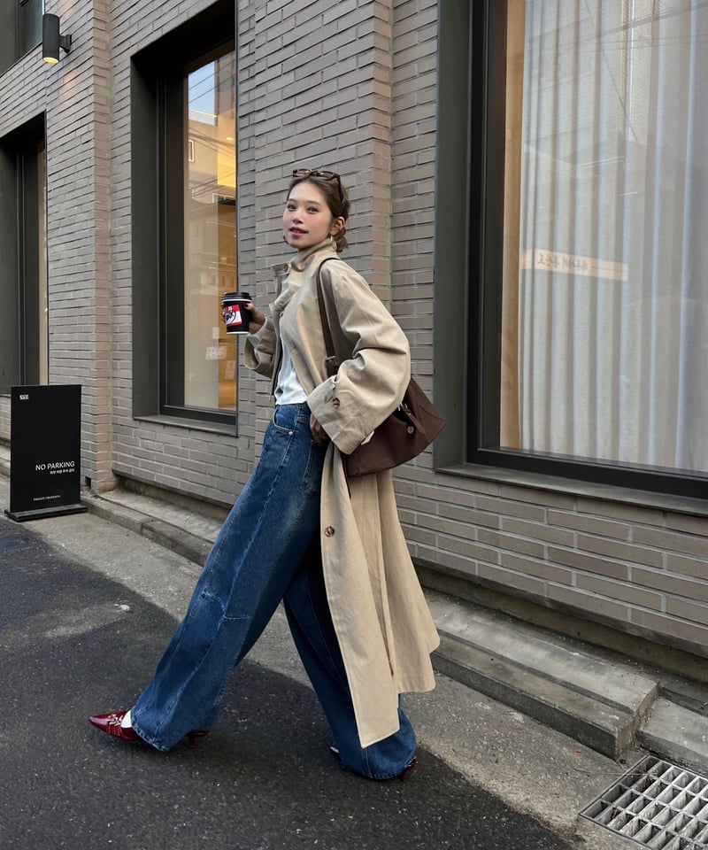 ウユ⭐︎新品♡Nalm. long trench coat♡ Nalm. long trench coat | Nalm.