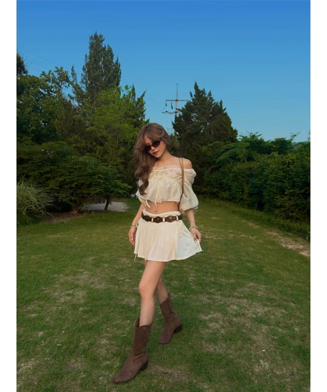 sheer fairy blouse /ivory