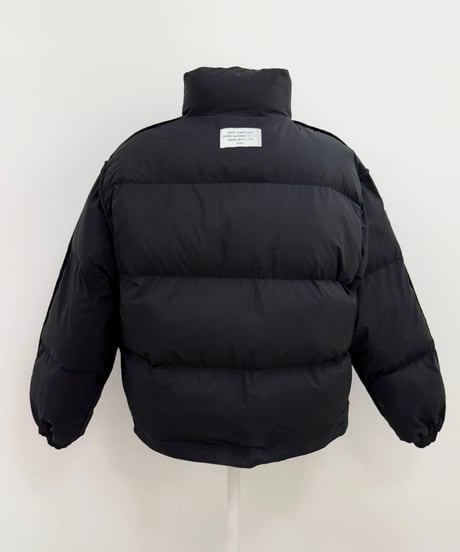 reversible logo down jacket