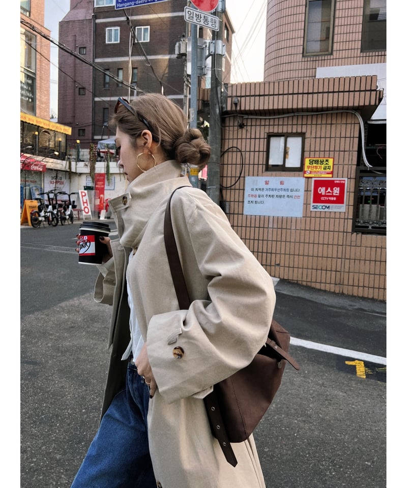 Nalm. long trench coat | Nalm.