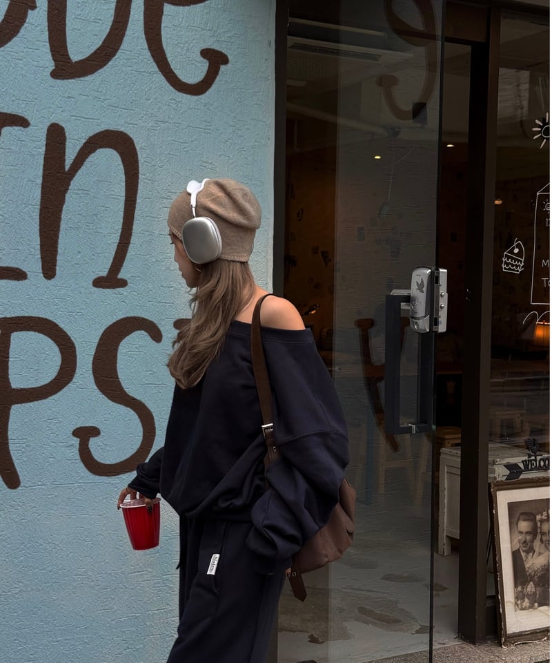 drawstring sweat set-up / navy | Nalm.