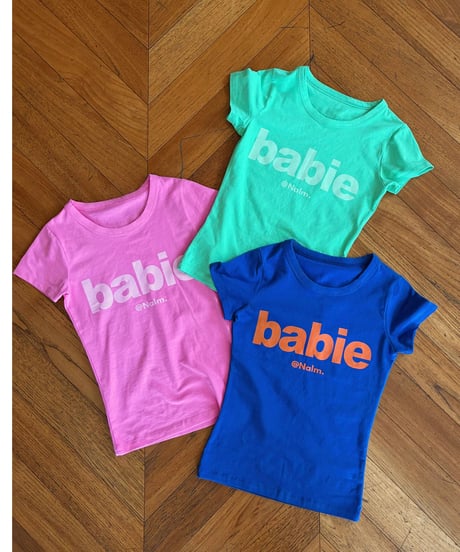 【7/14再入荷】 babie mini tee / sour mint