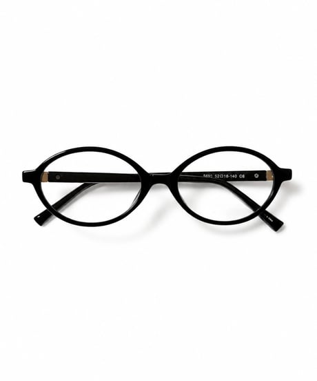 【7/14再入荷】 classic oval glasses / black (original case set)