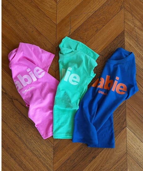 【7/14再入荷】 babie mini tee / vivid blue