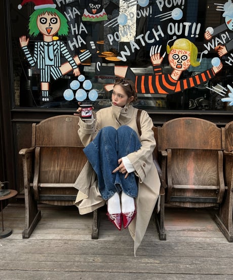 Nalm. long trench coat
