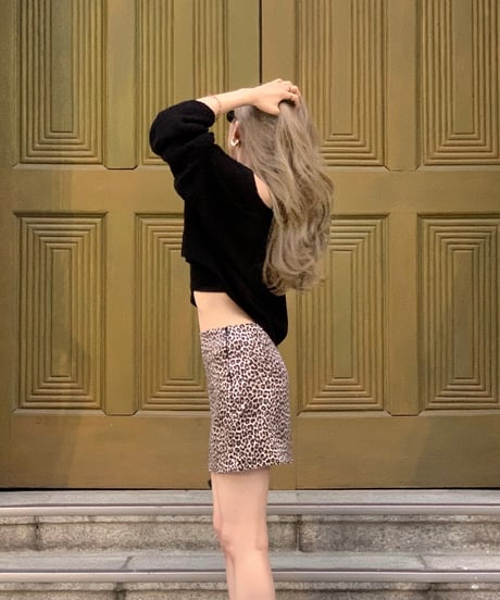 レオパードミニスカート