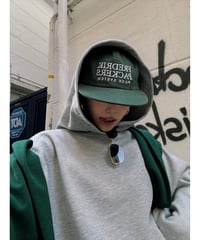peak a boo hoodie / gray