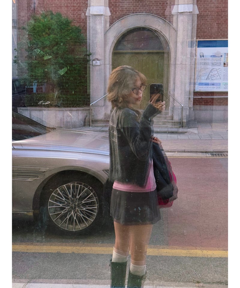 新品　nalm. lettering mohair cardigan lettering mohair cardigan / ivory | Nalm.