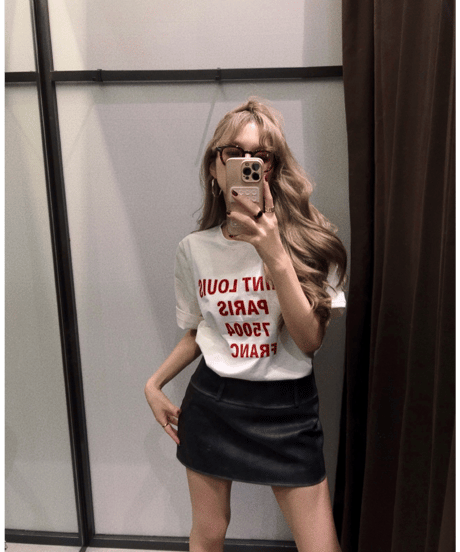 PARIS tee /red