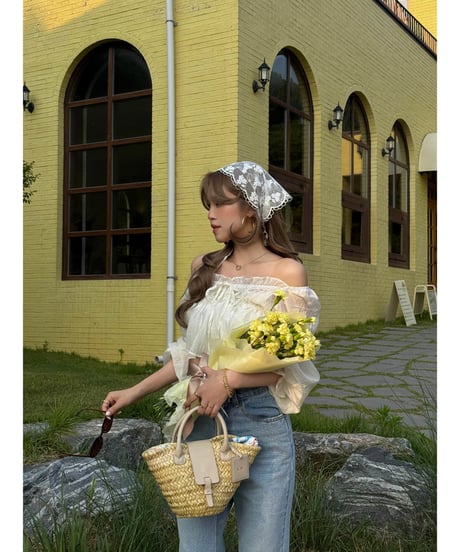 sheer fairy blouse /ivory