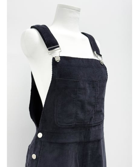 urban corduroy overalls / navy
