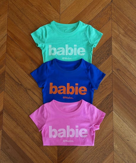 【7/14再入荷】 babie mini tee / sour mint