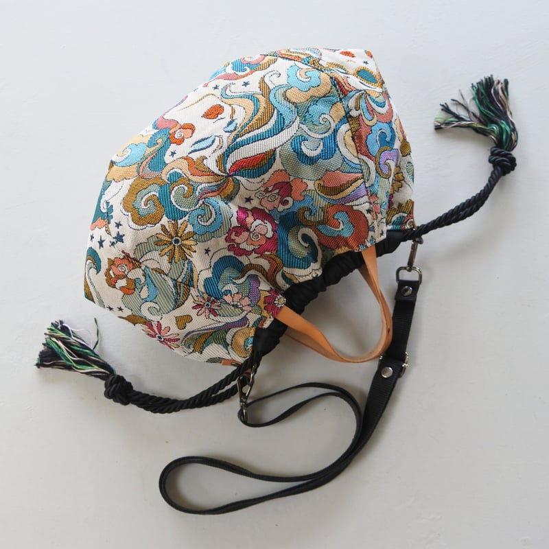 フランス生地2way巾着バッグ | ACOTONE