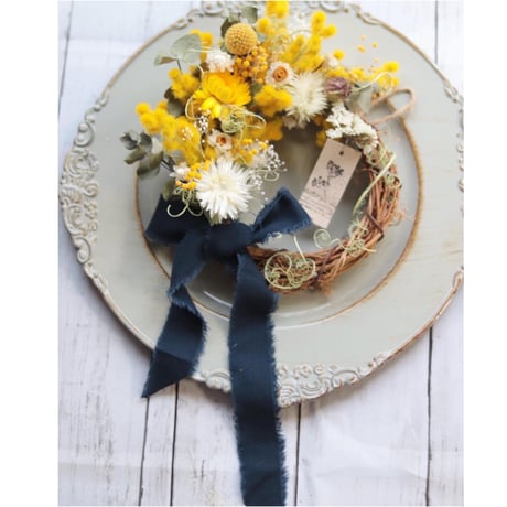 〜SALE〜271.ローズ&デージー　春リース　フラワーリース SALE〜271.ローズ&デージー 春リース フラワーリース