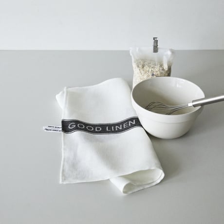 KITCHEN TOWEL　SATIN LOGO LINE