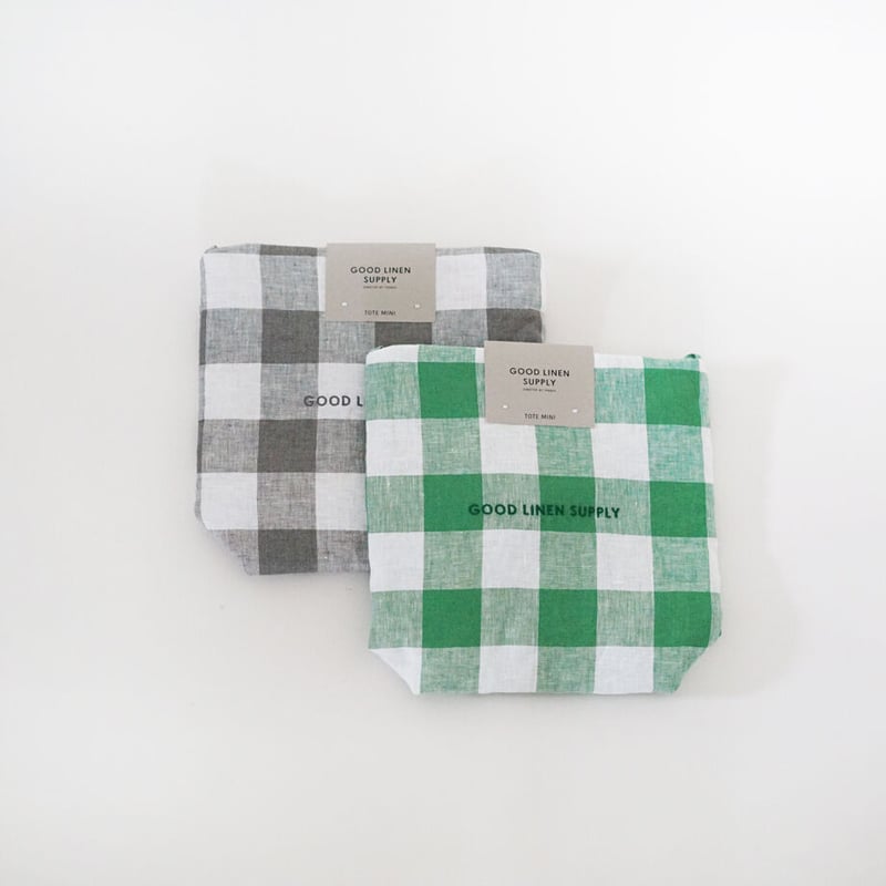 TOTE MINI CHECK | GOOD LINEN SUPPLY