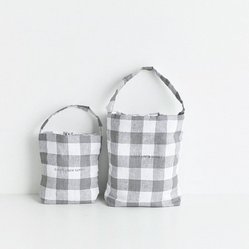 TOTE MINI CHECK | GOOD LINEN SUPPLY