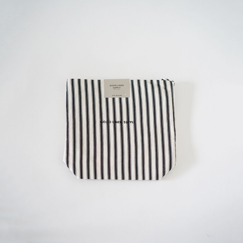 TOTE MEDIUM HERRING BONE GOOD LINEN SUPPLY