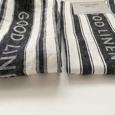 KITCHEN TOWEL　SATIN LOGO LINE