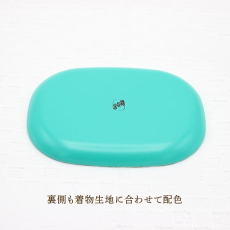 オーバル小皿 16×12cm【有松絞り】鹿の子ピンク
