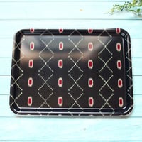 トレー(LL) 折敷 38×28cm【銘仙】アーガイル調